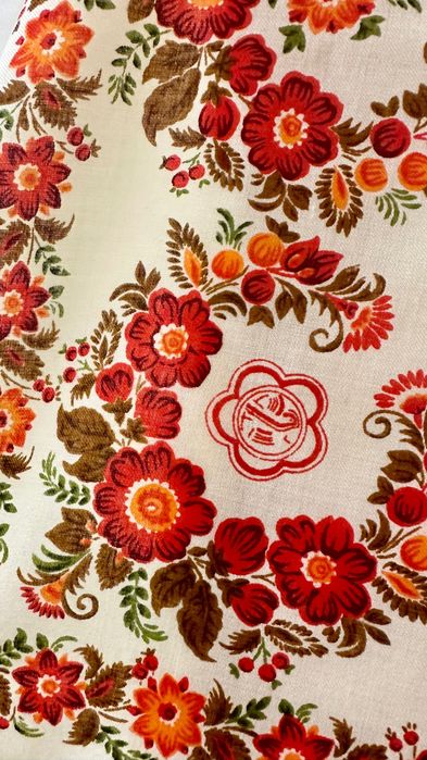 Українська хустка біла в квіти з вовни платок шерстяной в цветы шерсть