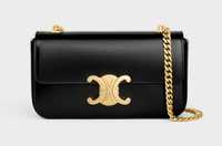 Celine Classique Triomphe skóra Chain SHOULDER Bag Claude