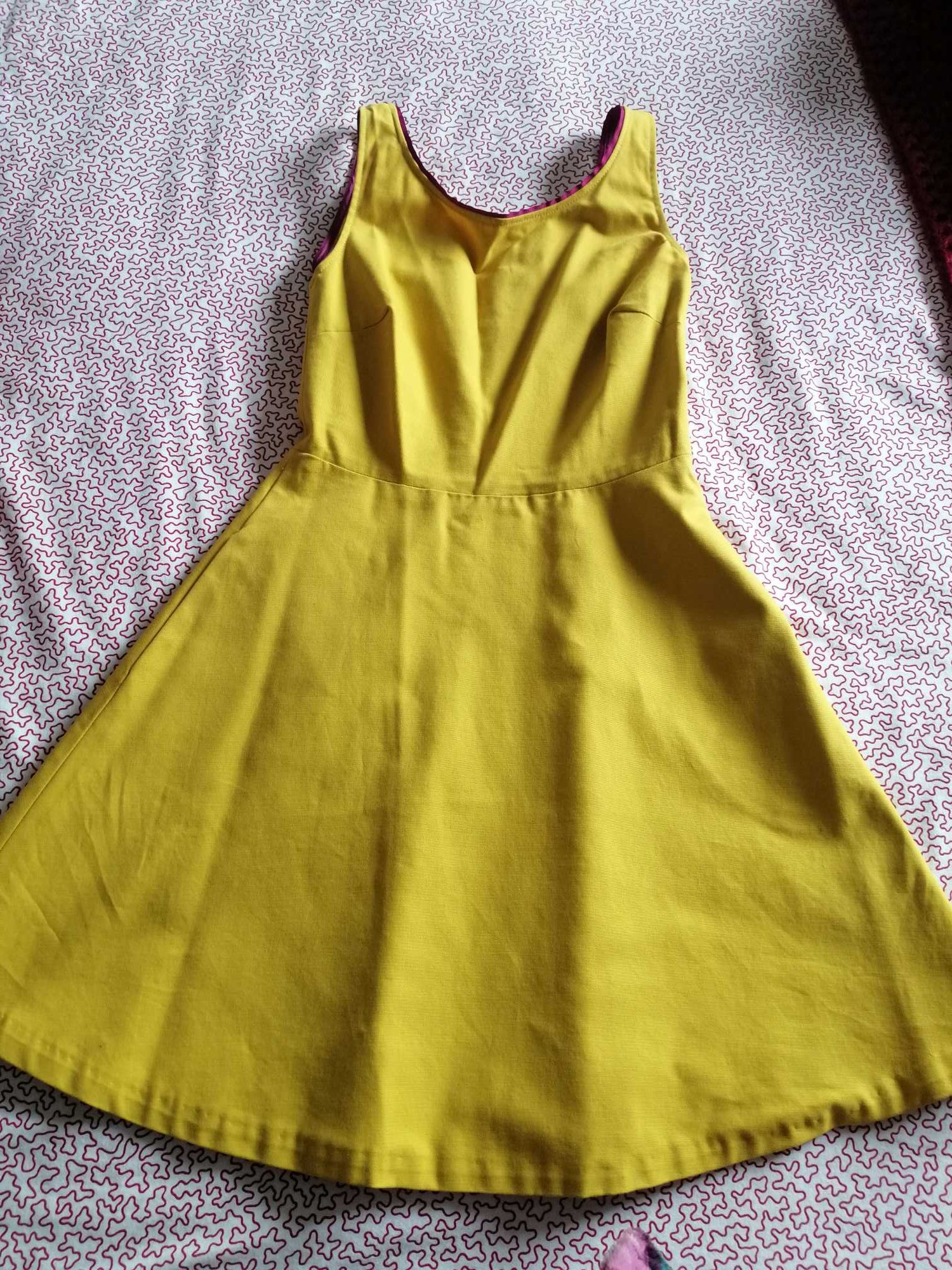 Lindo vestido amarelo Zara