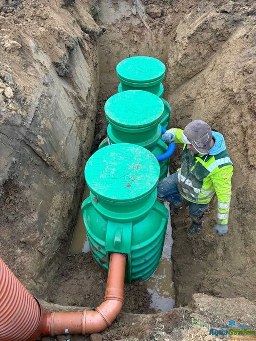 Przydomowa biologiczna drenażowa oczyszczalnia ścieków MONTAŻ BIO-TECH