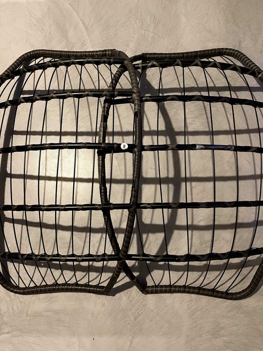 Fotel Bujany Wypoczynkowy Kubełkowy do Salonu Sypialni na Taras 120 KG