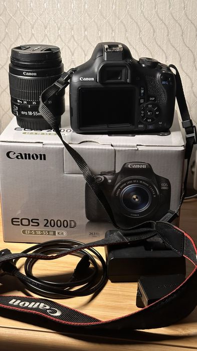 Canon eos2000d в идеальном состоянии