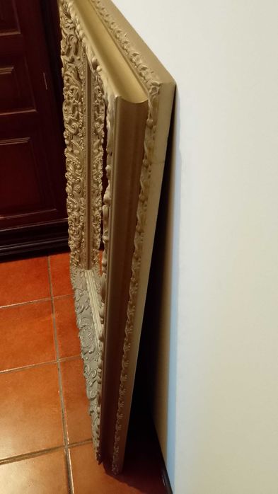 Espelho Dourado Moldura trabalhada