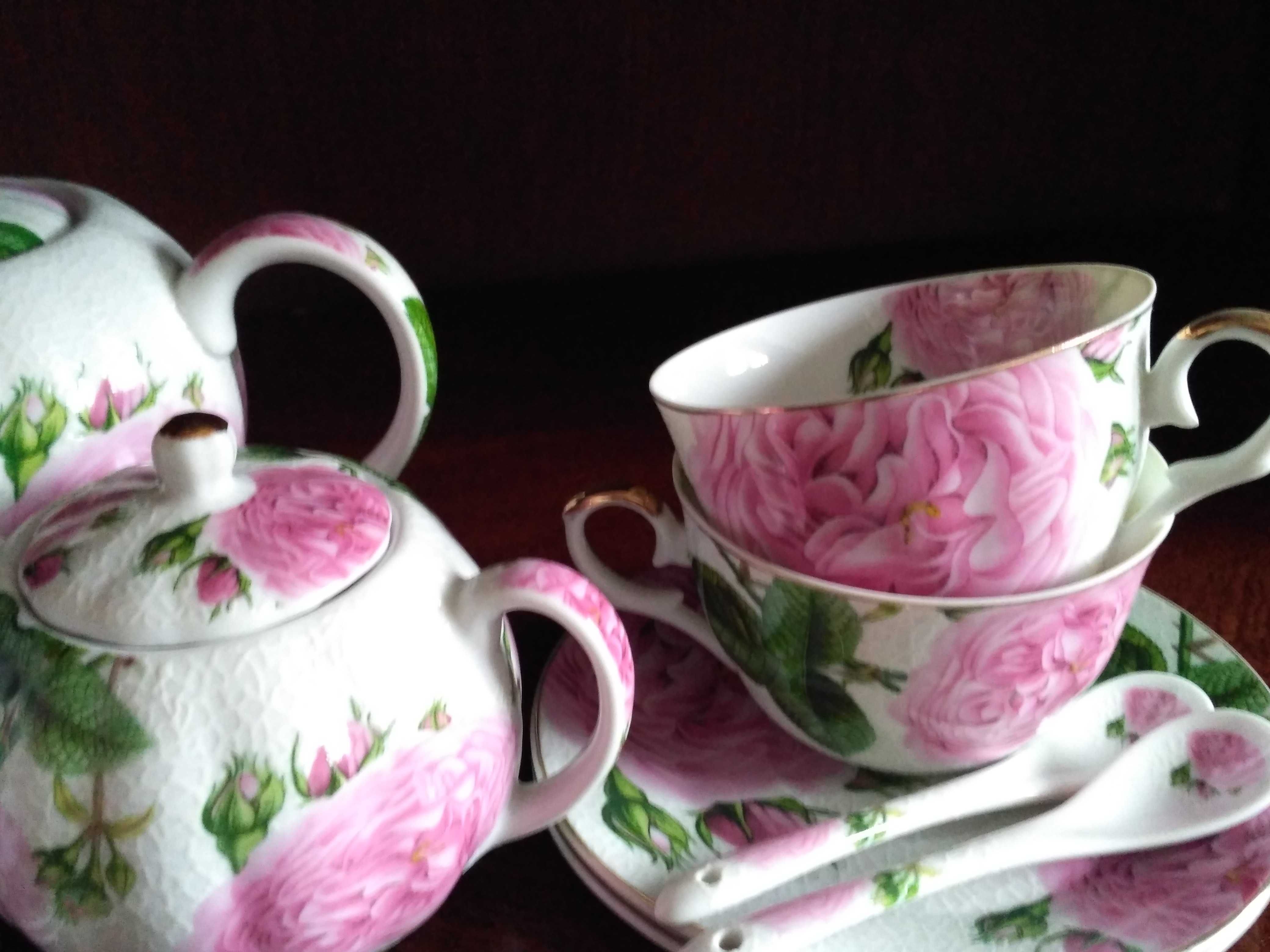 Чайный сервиз Bona Peony 15 предметов  BonaDi РОЗЫ Квіти Троянди