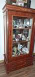 Vitrine expositora em madeira