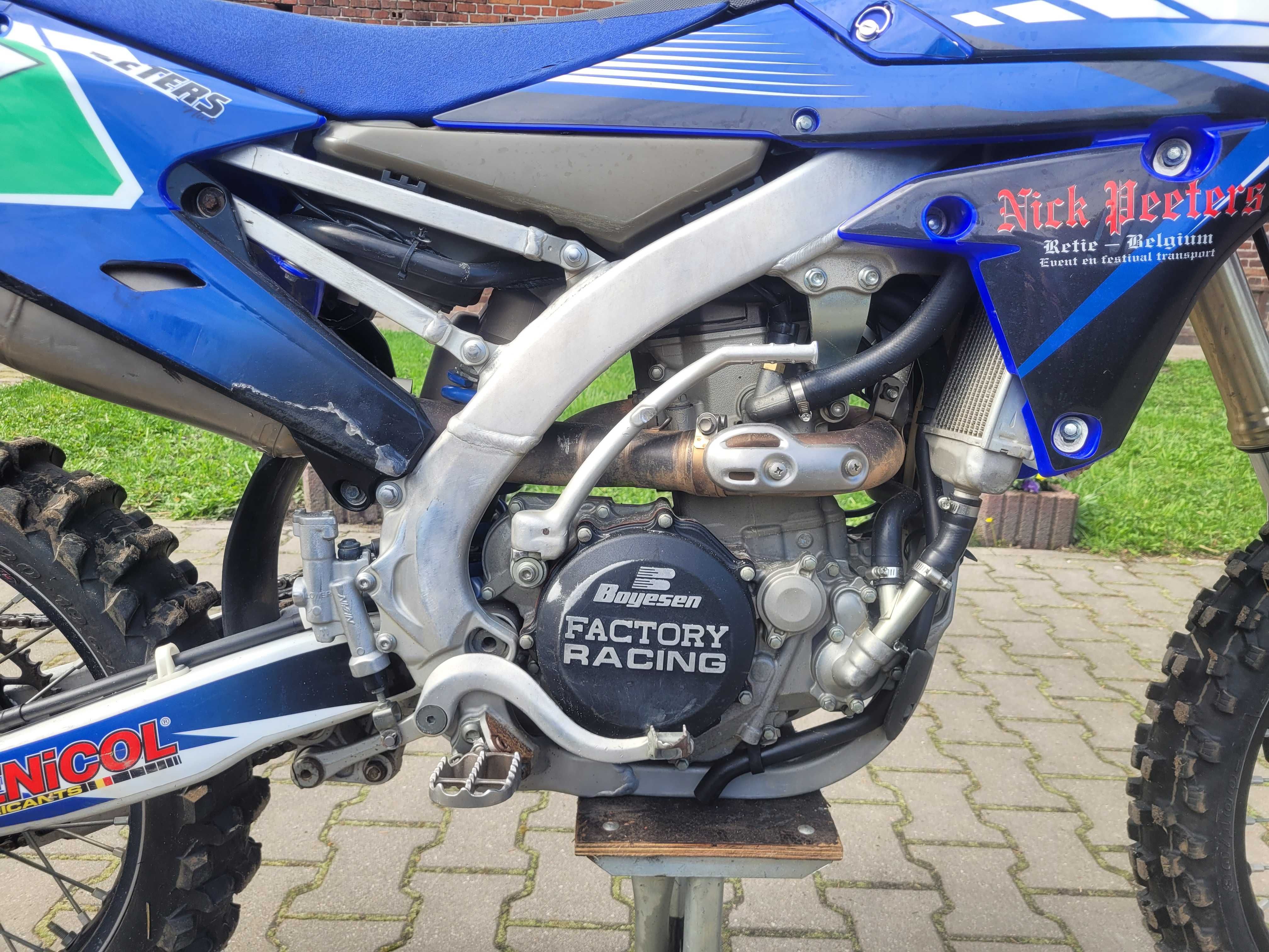 Motocykl crossowy cross Yamaha YZ450F 2017 YZF 450 16 motogodzin