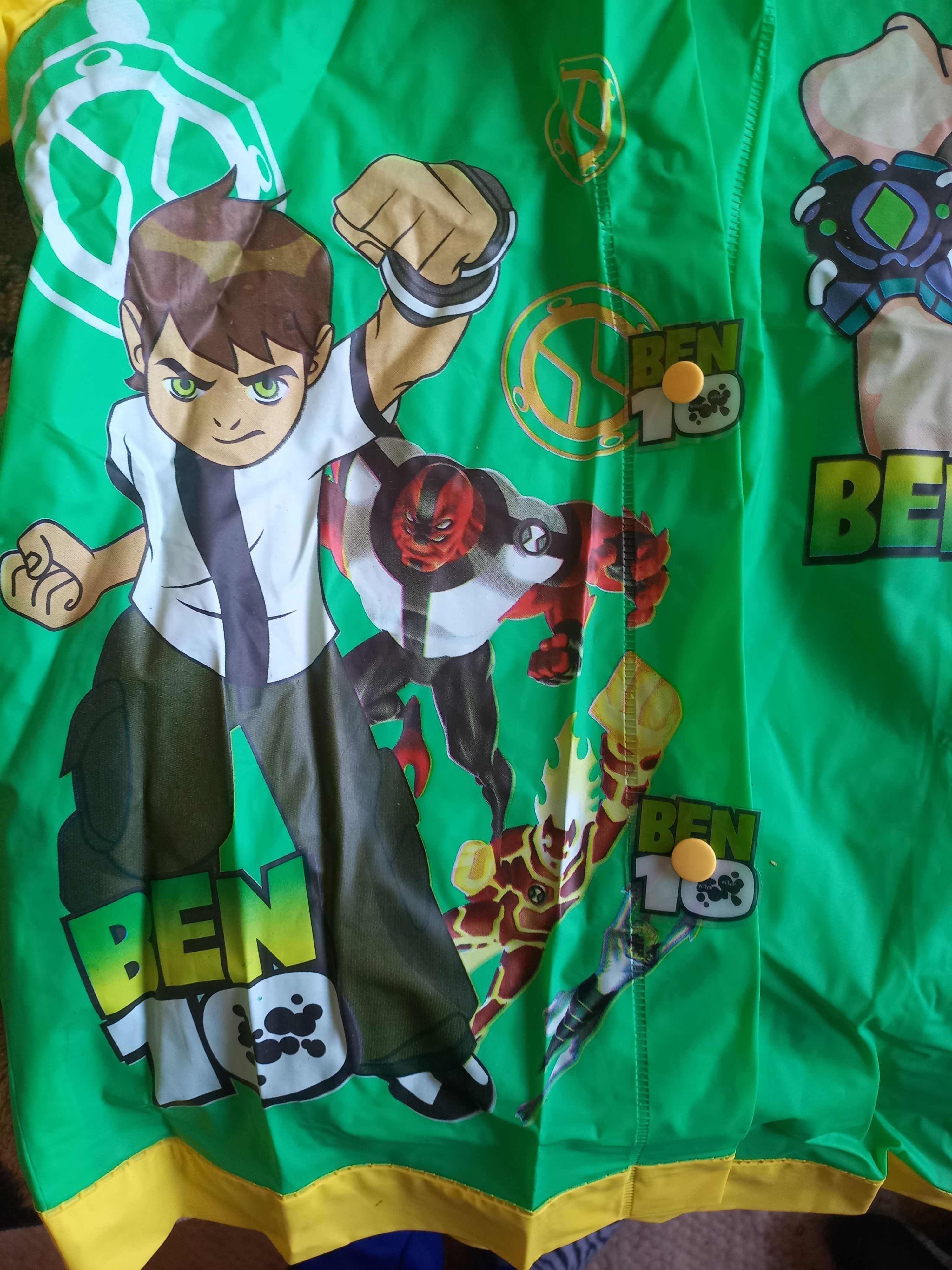 Дождевик детский ПВХ  Ben 10 на рост 122 см.