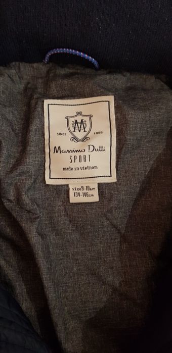 Casaco acolchoado Massimo dutti 9/10 anos, azul marinho