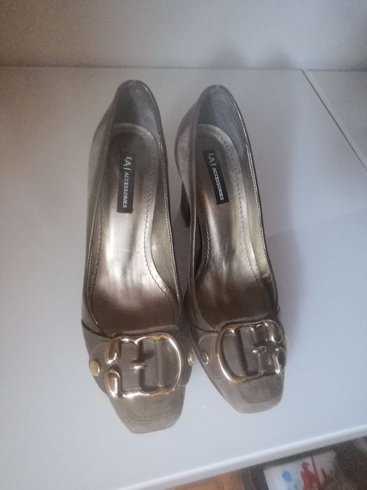 Sapatos compensados caqui Lanidor 36