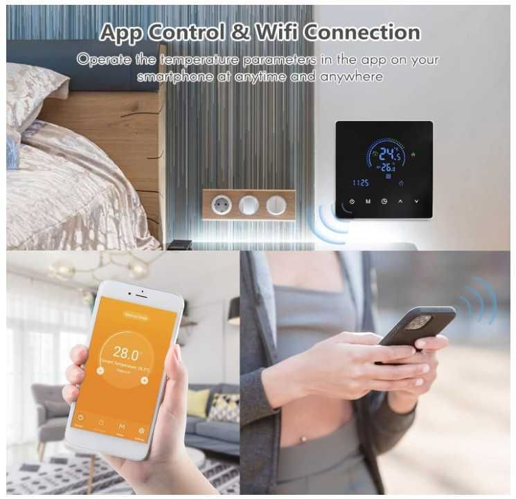 Inteligentny termostat Wifi do wodnego ogrzewania Decdeal