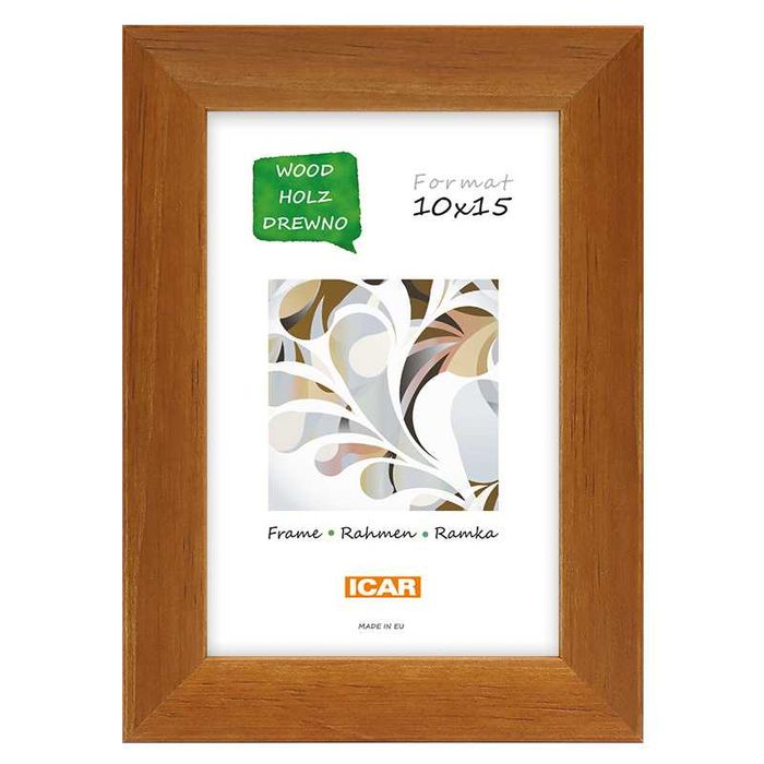 Ramka drewniana Icar PRONTO 10 MIODOWY 15x21CM