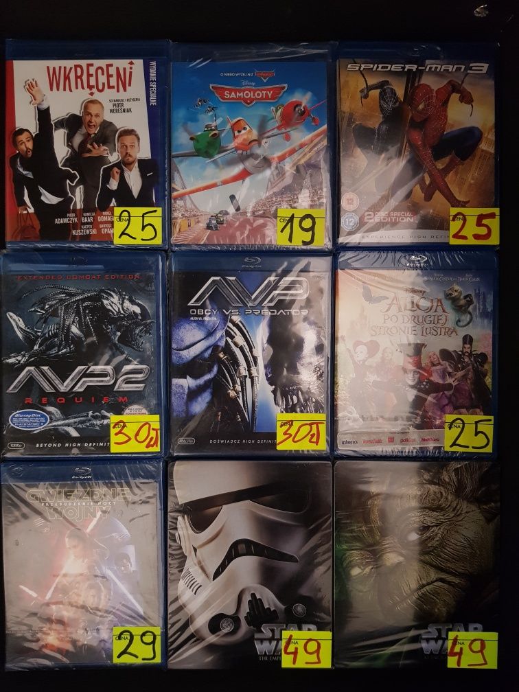 transformers LŚNIENIE wyspa tajemnic BLOW star wars BLUE RAY