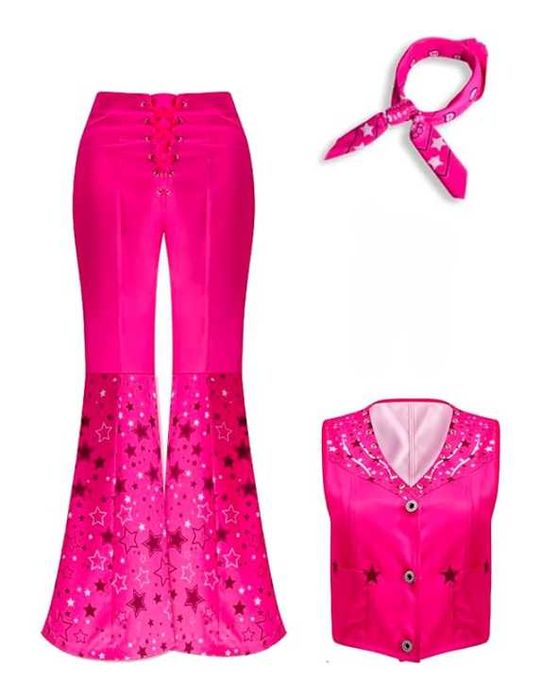 Kostium damski - Barbie, Strój kowbojki, lata 70 Barbie rozmiar L Q575