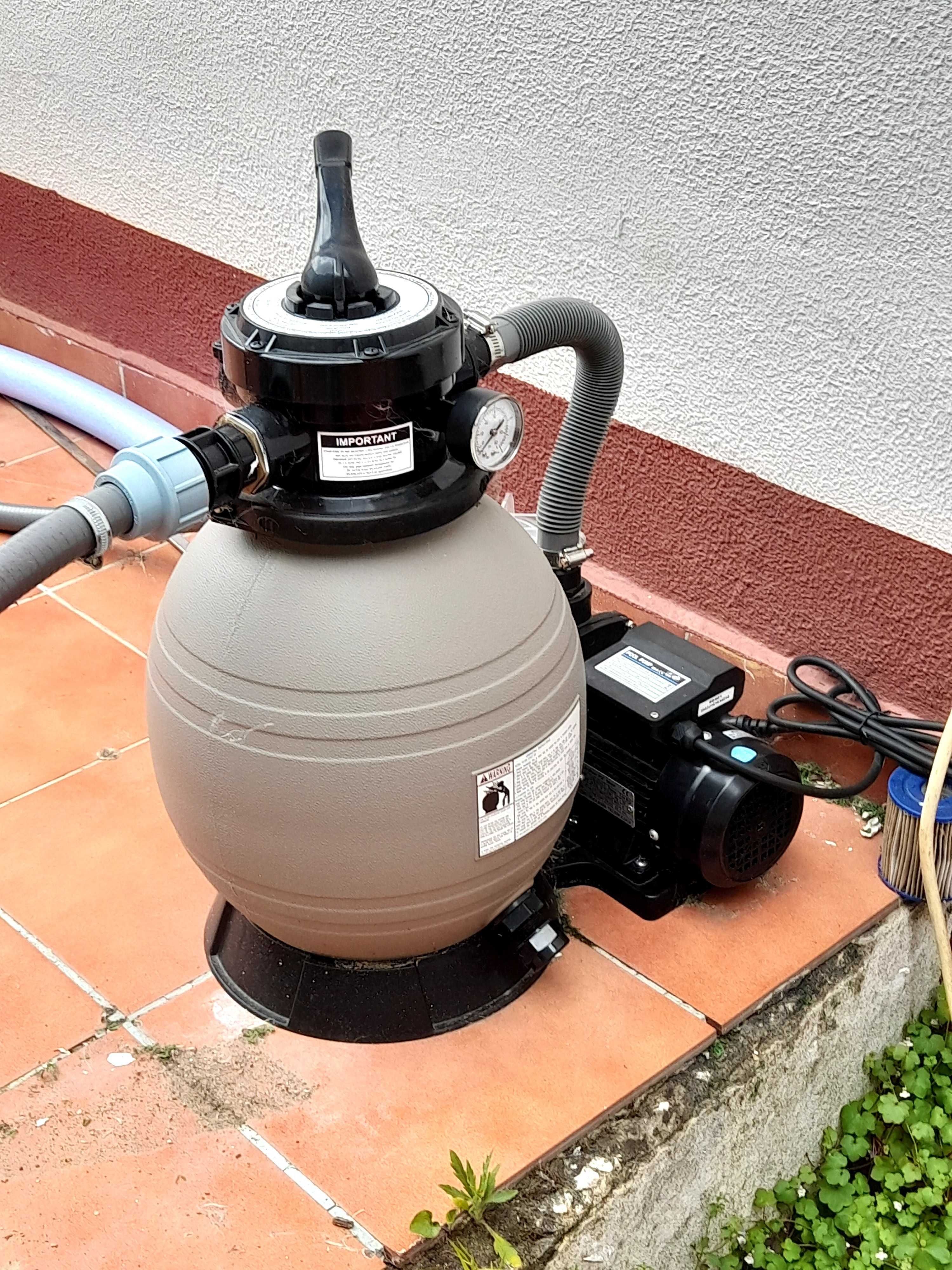 Filtro monobloco, fibras de vidro, 7000l com garantia da loja