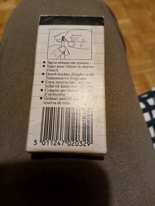 Naboje do Parker czarne