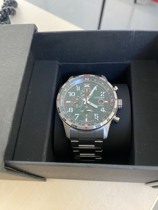 CITIZEN Eco Drive Chrono Verde