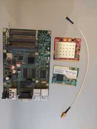 Mikrotik RB433AH + dwie karty wifi WMIA-123AG i Dbii Networks F50 Pro