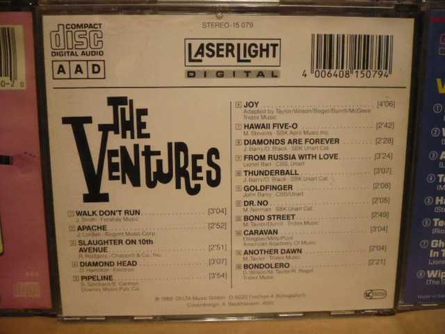 Jedyna taka kolekcja płyt CD The Ventures.Gorąco polecam !