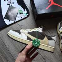 РОЗПРОДАЖ! Nike Air Jordan 1 Low Travis Scott Beige 40 41 42 43 44 45