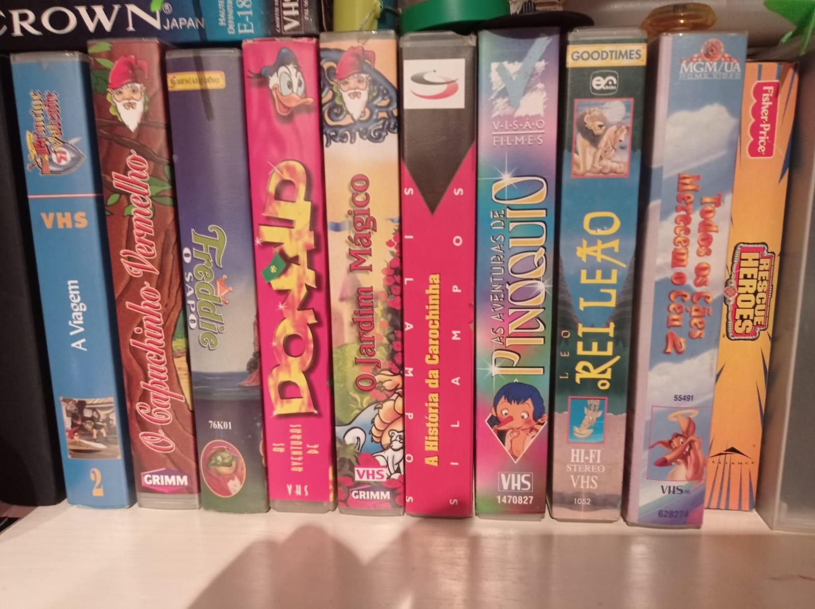 Cassetes VHS português