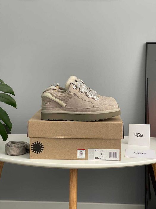 Женские зимние кроссовки UGG Lowmel Sneaker угги с мехом зимові угі