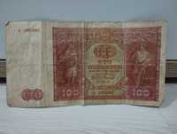 100zl Bilet narodowego Banku polskiego 1946r