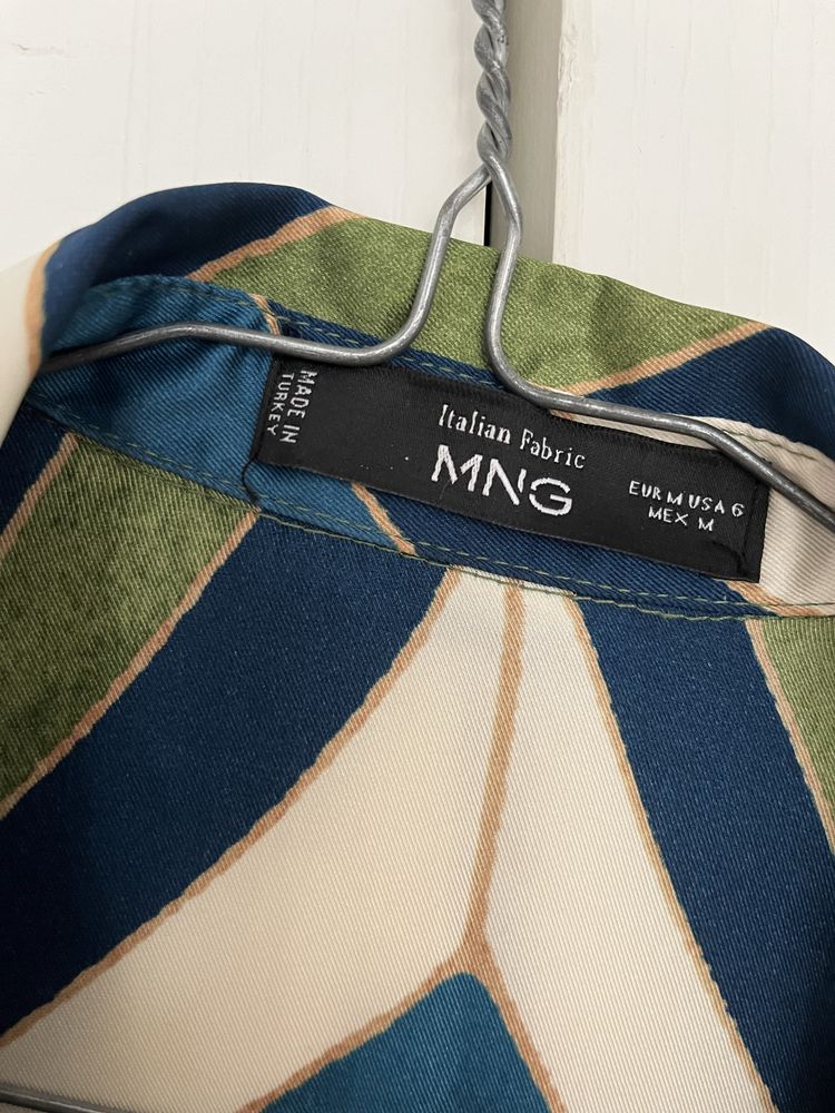 Sukienka mango m na chrzciny komunie wesele elegancka kopertowa