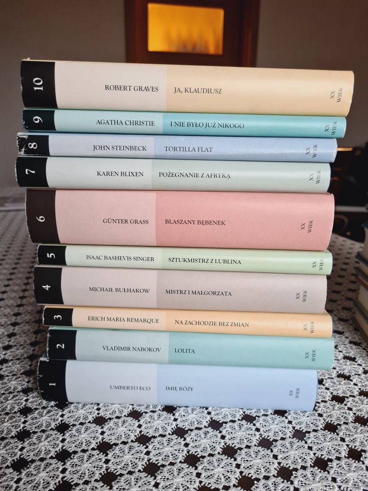 21sz kolekcja Eco Grass Miłosz Bułchakow Camus Orwell Proust Nabokov L