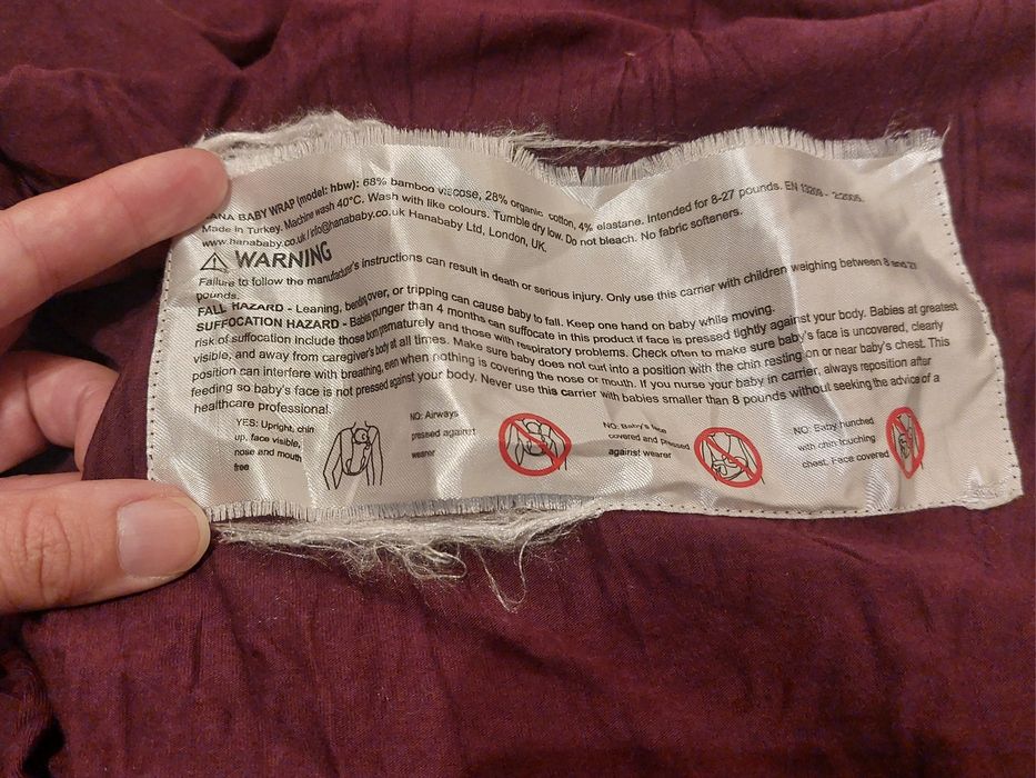 Hana baby wrap - pano semi elástico