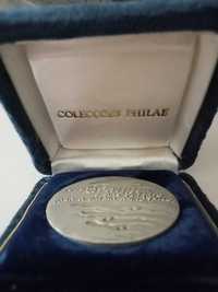 Medalha em Prata Maciça - 1998 - Homenagem Camões - Col. Philae