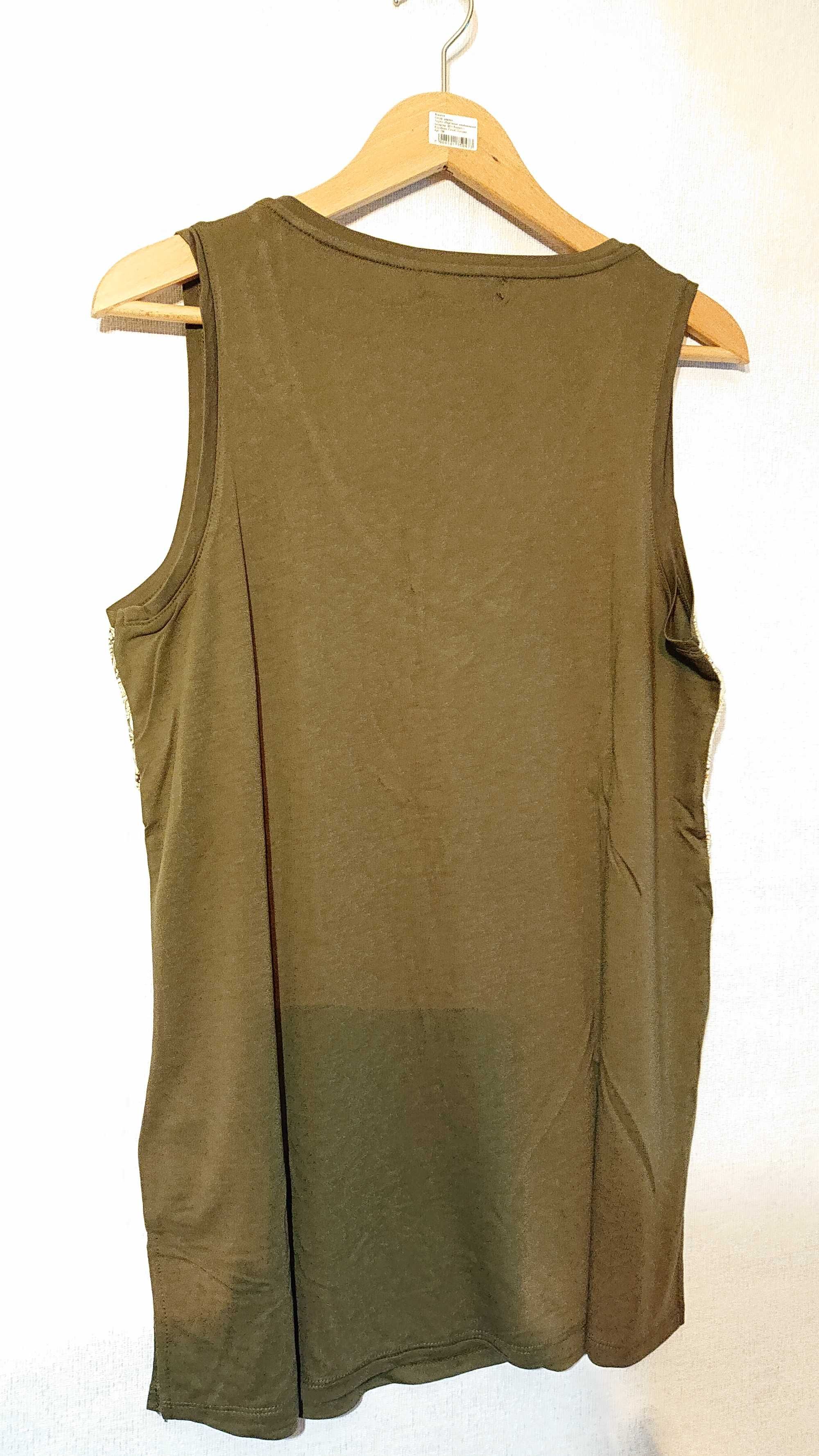 Женская блуза Cortefiel L XL 48 50 блузка топ футболка майка вискоза