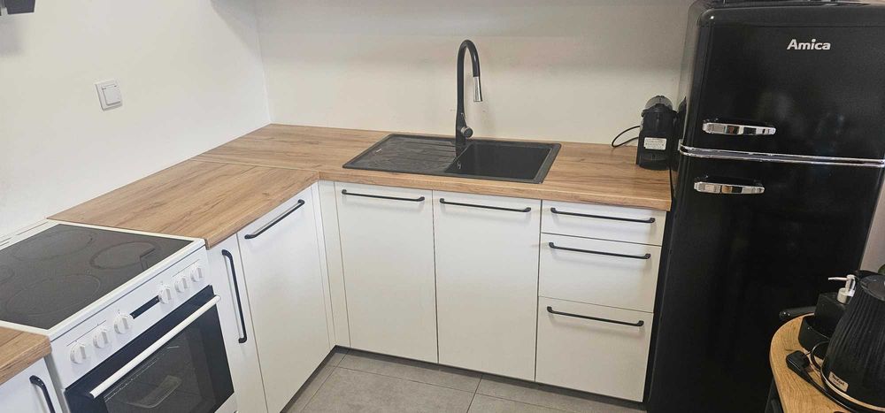 Meble kuchenne Agata QUBIK - biała kuchnia