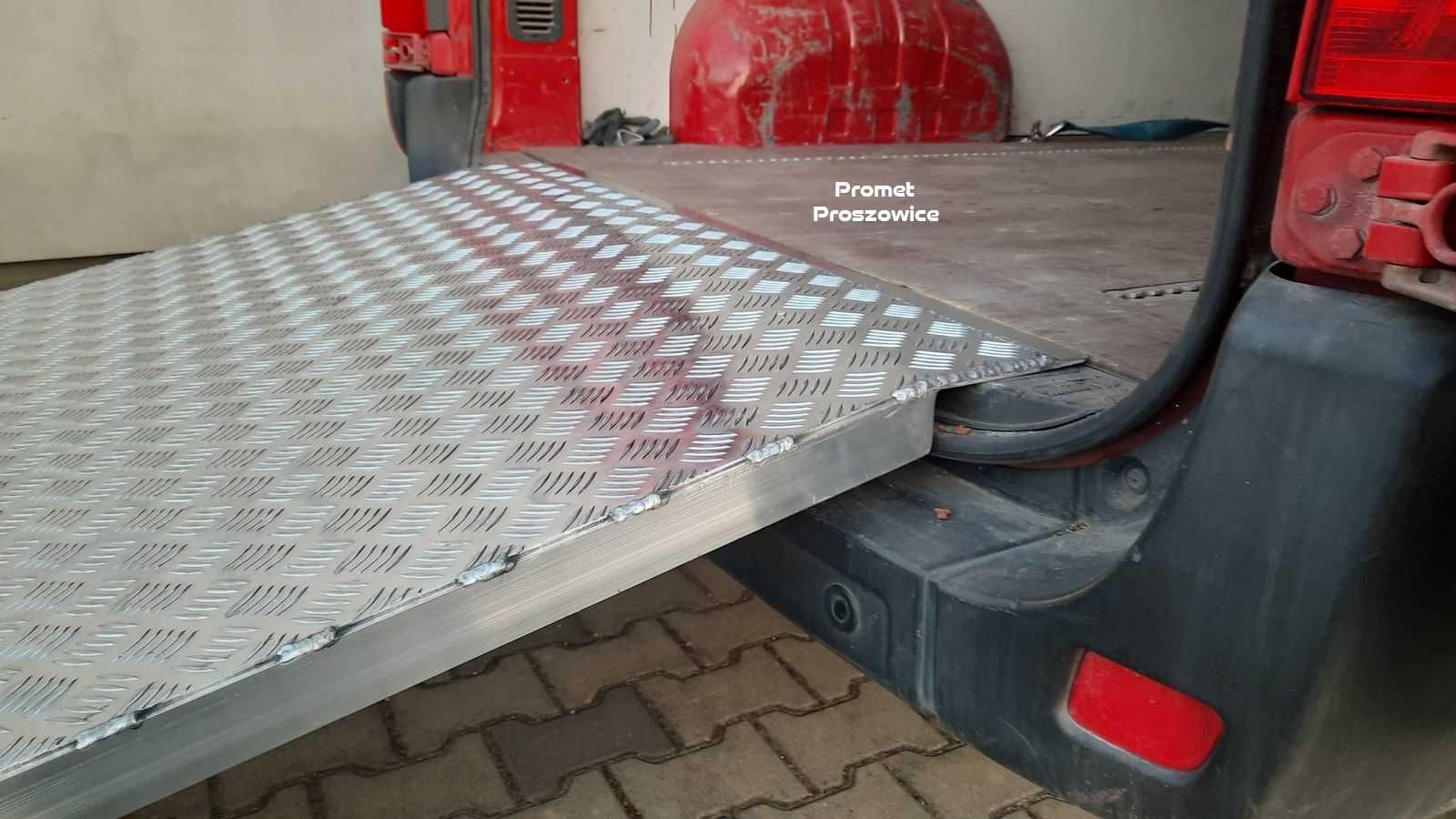 Rampa Aluminiowa składana 300x120cm do 1T. - Podjazd Najazd Platforma