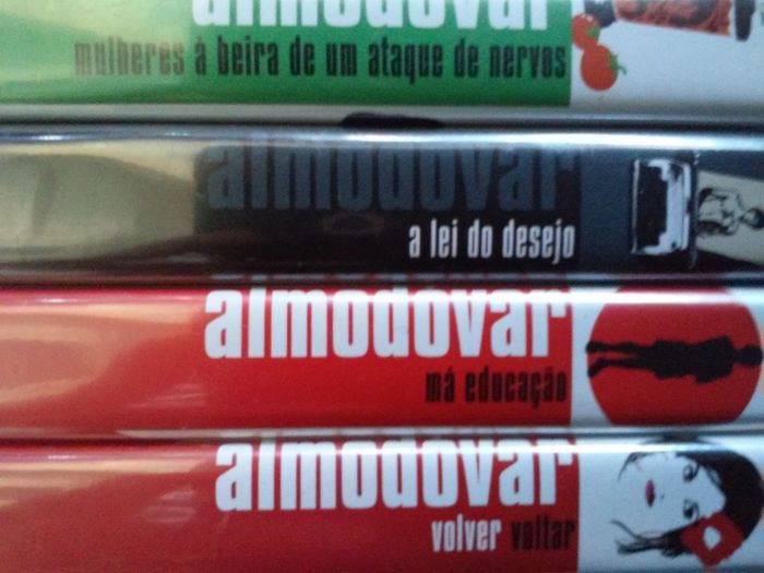 8 filmes DVDs de Almodovar - coleção completa novos