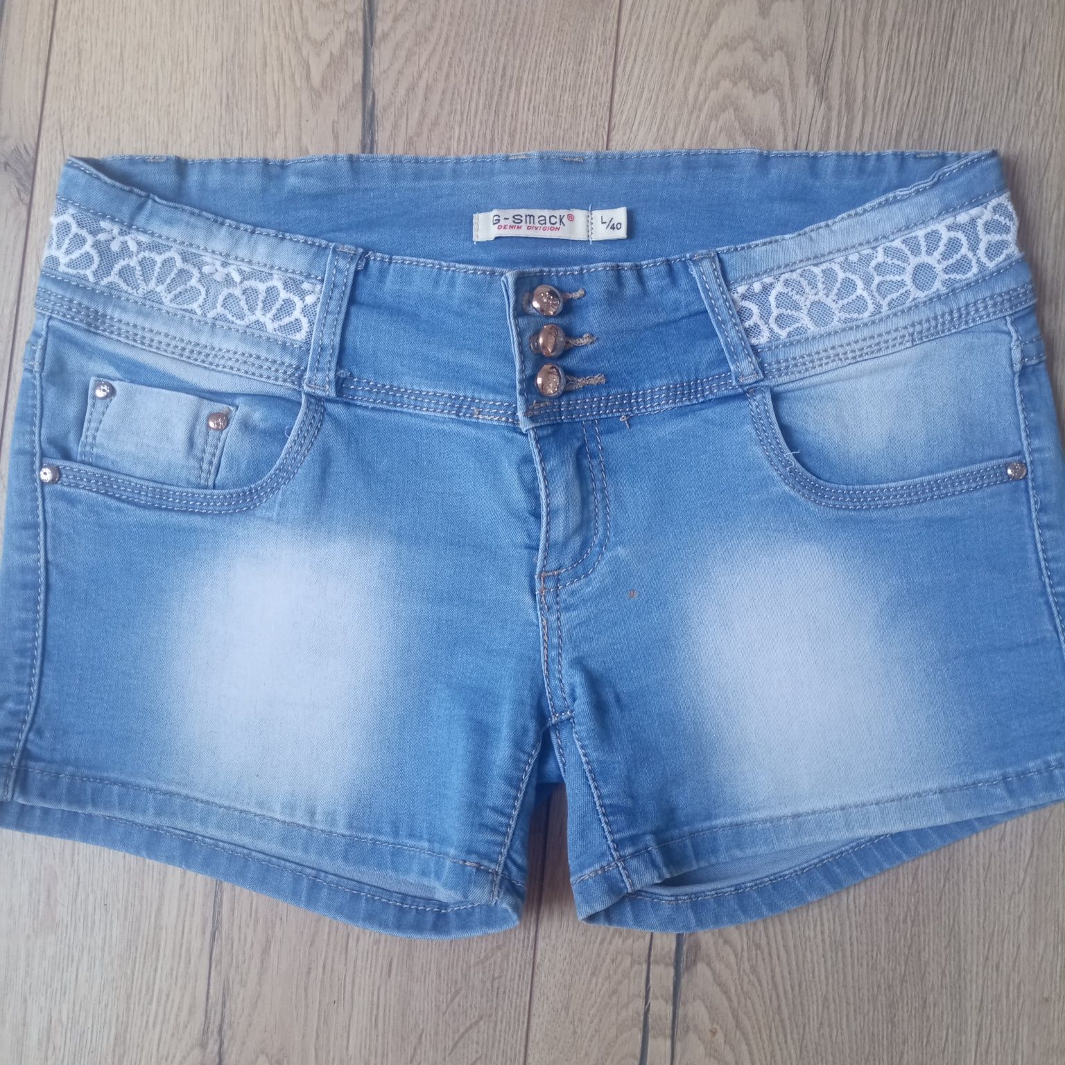 Spodenki jeansowe damskie L