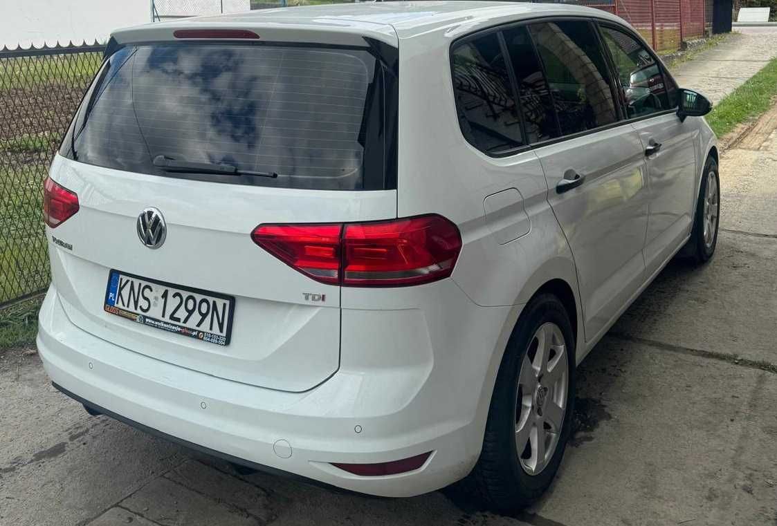 Volkswagen Touran 7 OSOBOWY 1.6 Diesel 2016r Bogate wyposażenie