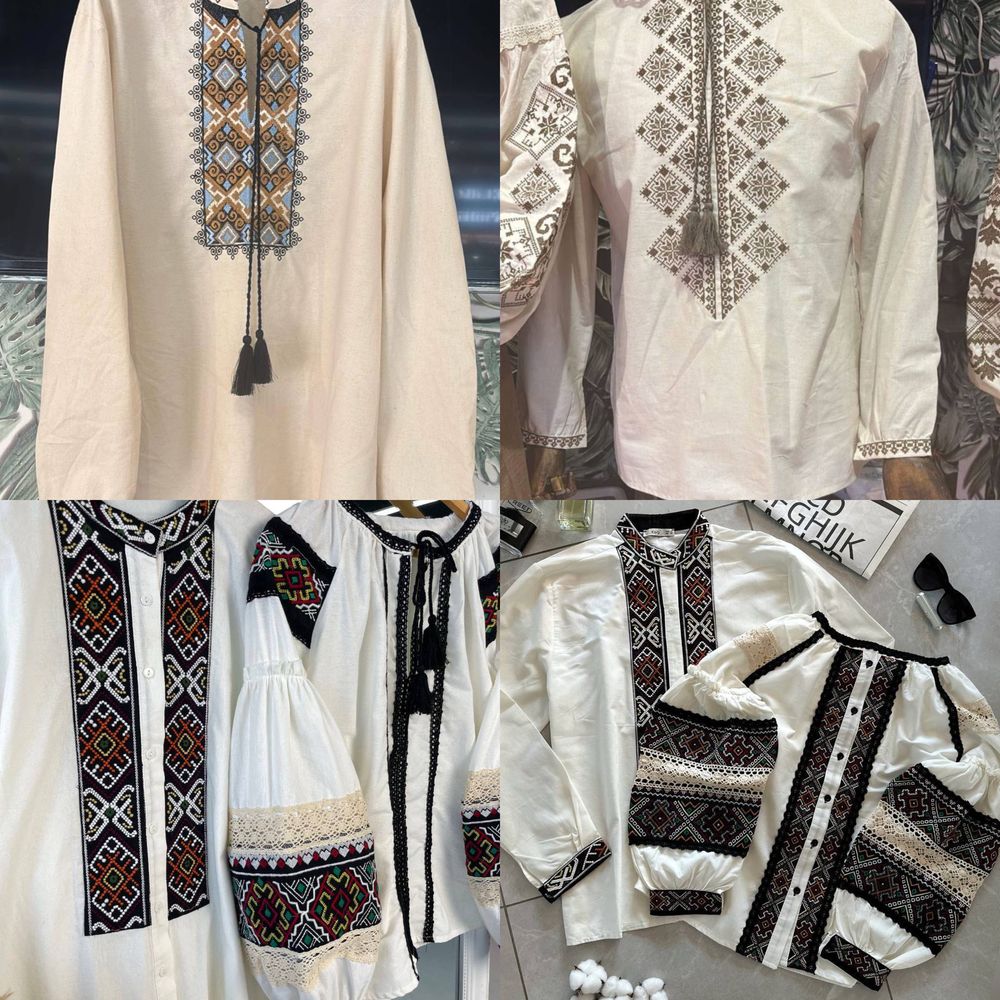 Чоловіча вишиванка, парні вишиванки