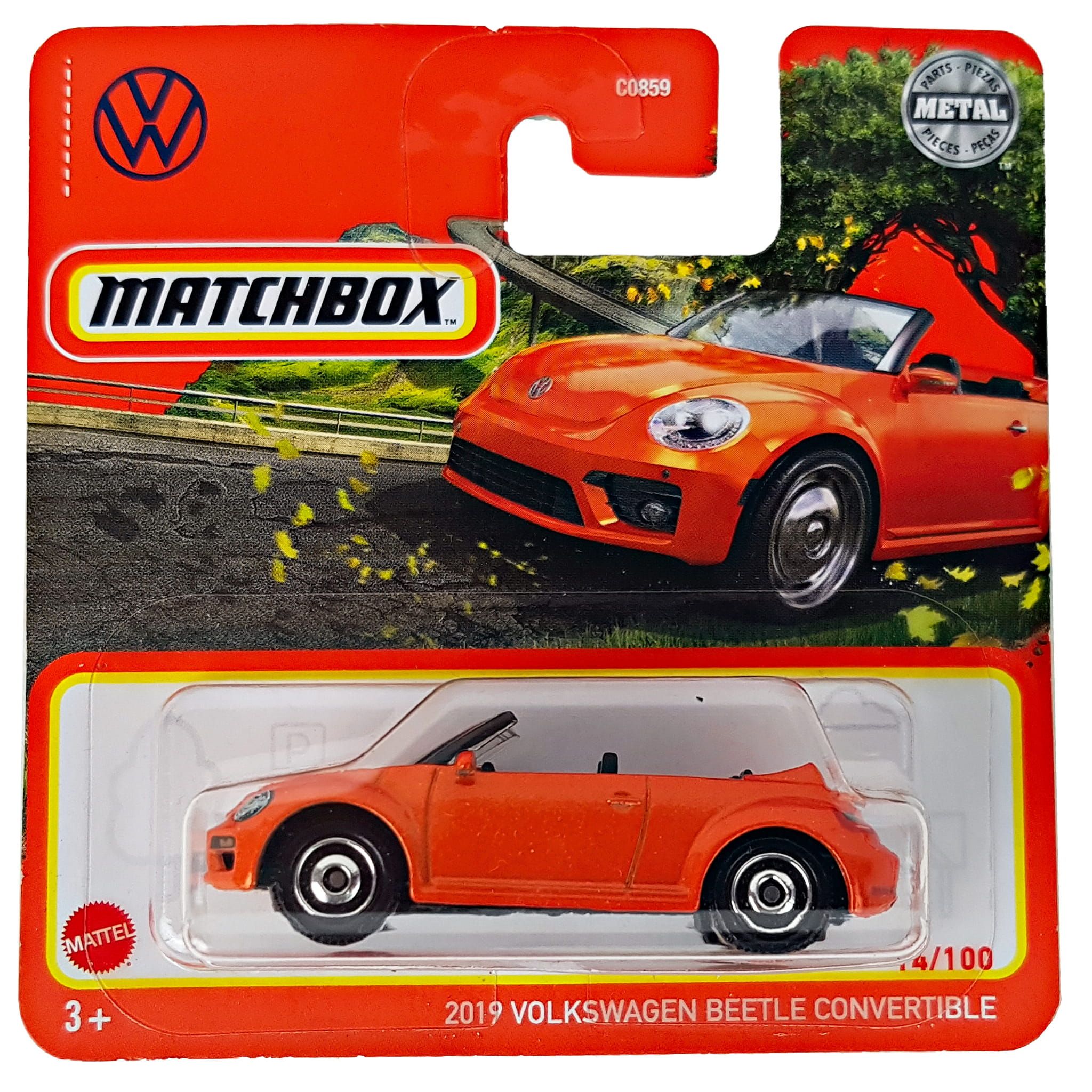 Matchbox 2019 Volkswagen Beetle Convertible 14/100