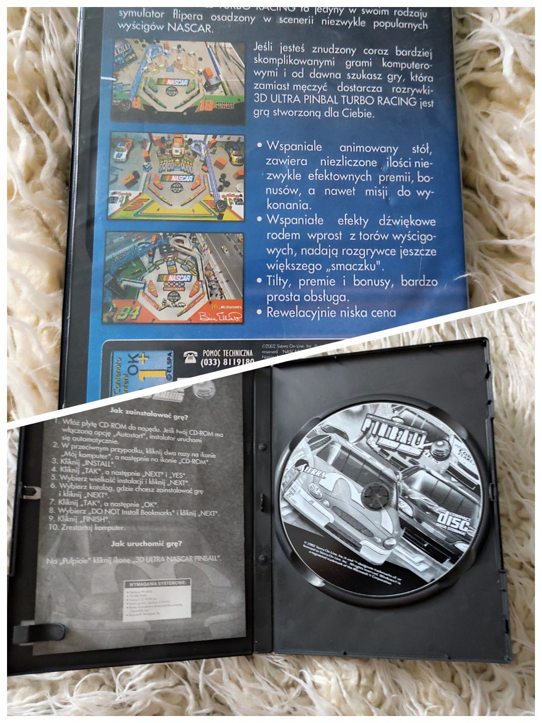 Gry CD-ROM Pinball, Persian, Spells, encyklopedia gier 2004 etc