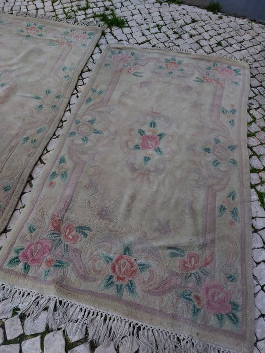 Conjunto de 2 tapetes em 100% lã 

1,60x90cm

*necessitam de limp