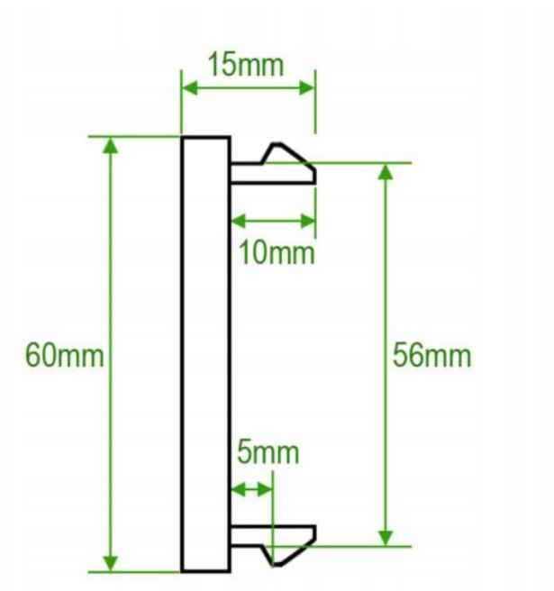 TOYOTA Dekielki Kapsle Dekle ALUFELG 60mm 4szt