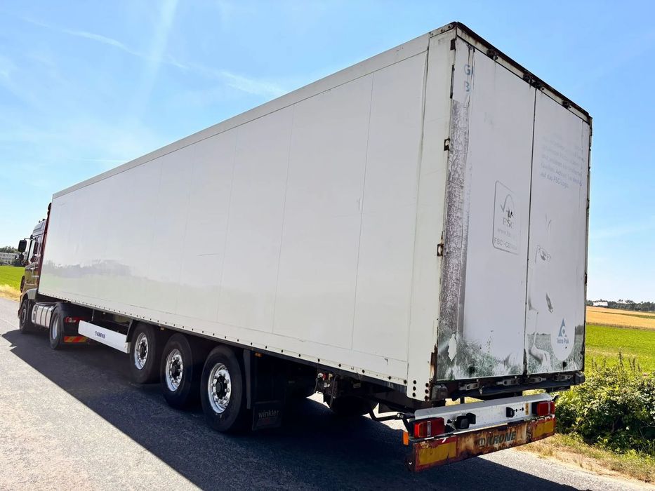 Krone IZOTERMA KONTENER  Izoterma Kontener Oś podnoszona Kosz Zadbana Z Niemiec