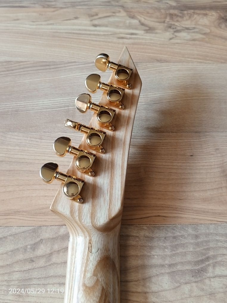 Gitara lutnicza, przetwornik zebra , klucze grover