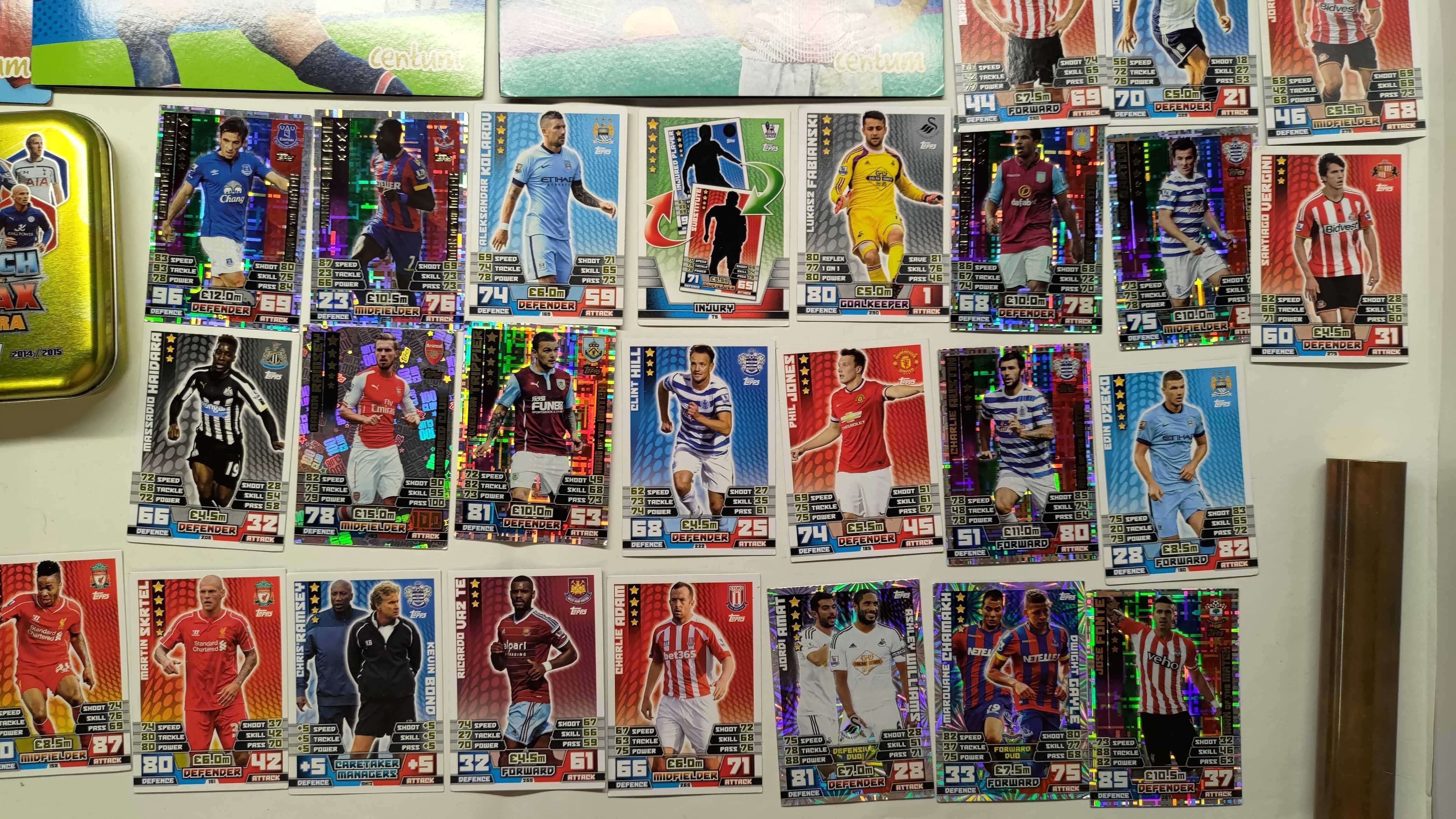 Карточки match attax.футболист.лот футбол.журналы карточки.боксы