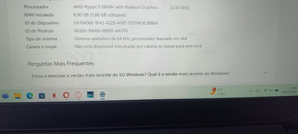 Portátil Lenovo ideapad3