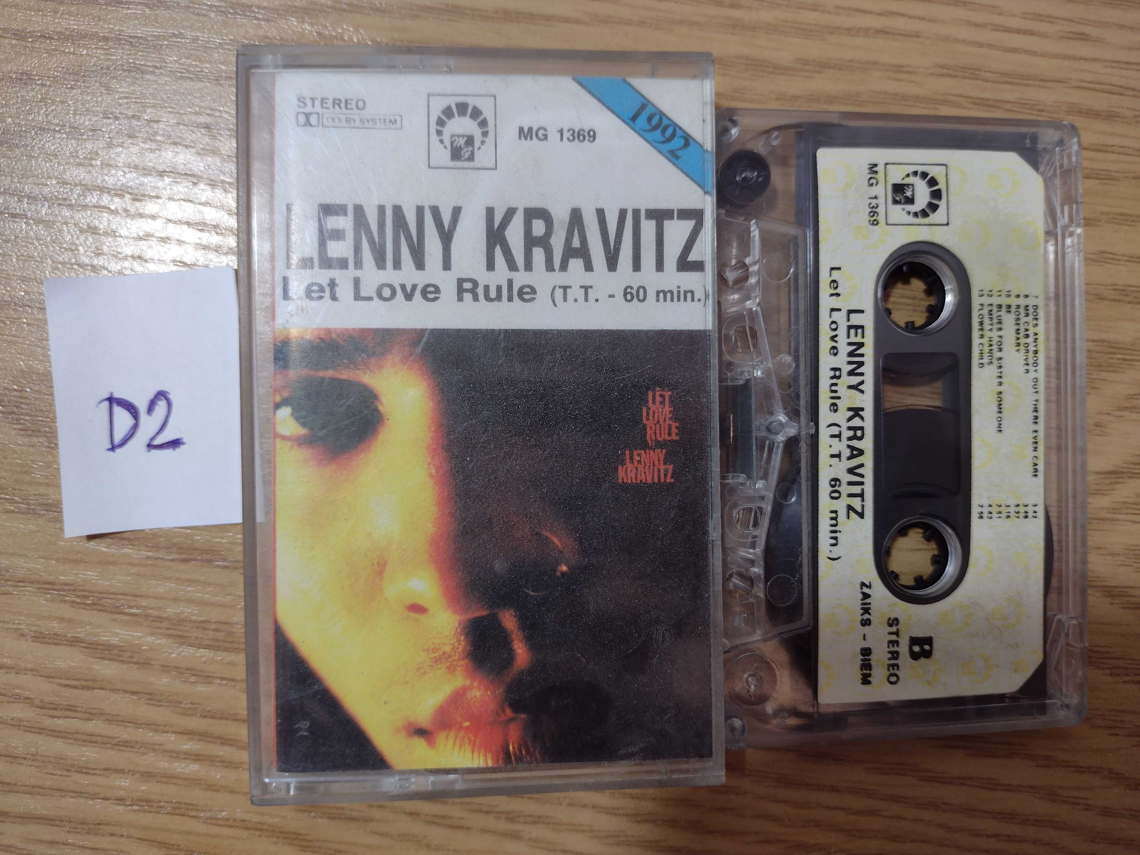 Kaseta Lenny Kravitz Let love rule