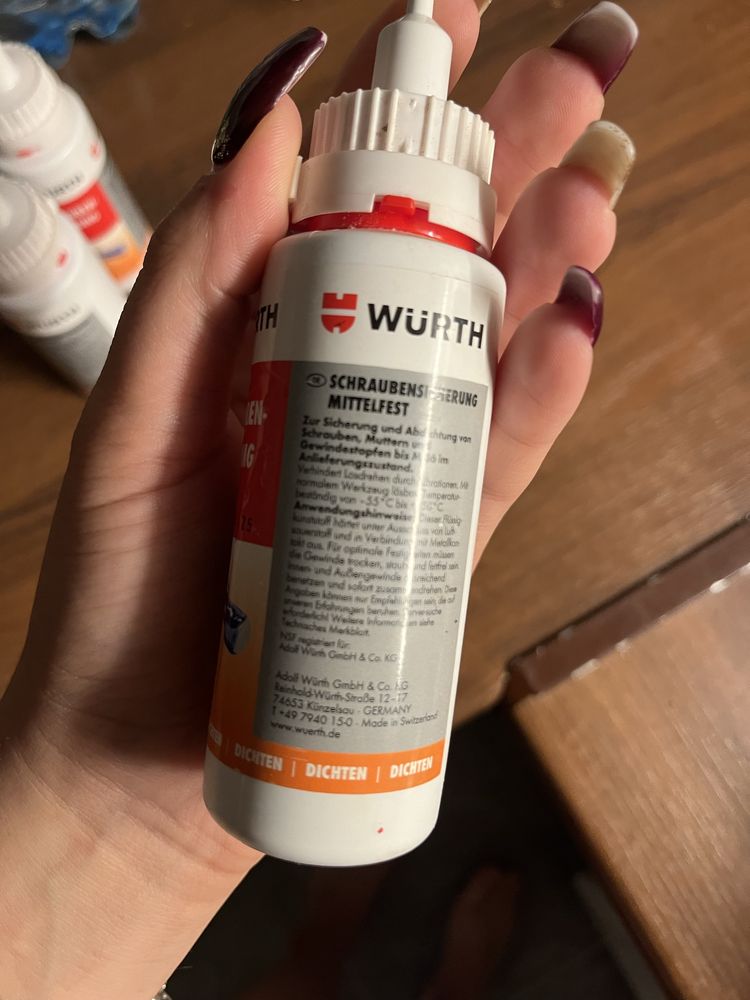 Klej do gwintów WURTH 50g