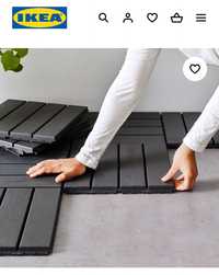Pavimento Exterior RUNNEN IKEA Cinza escuro