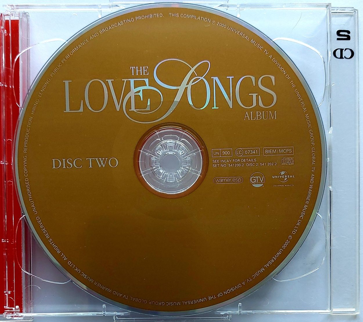 The Love Songs Album 2CD 2004r Whitney Houston Cher Texas ABBA Prince