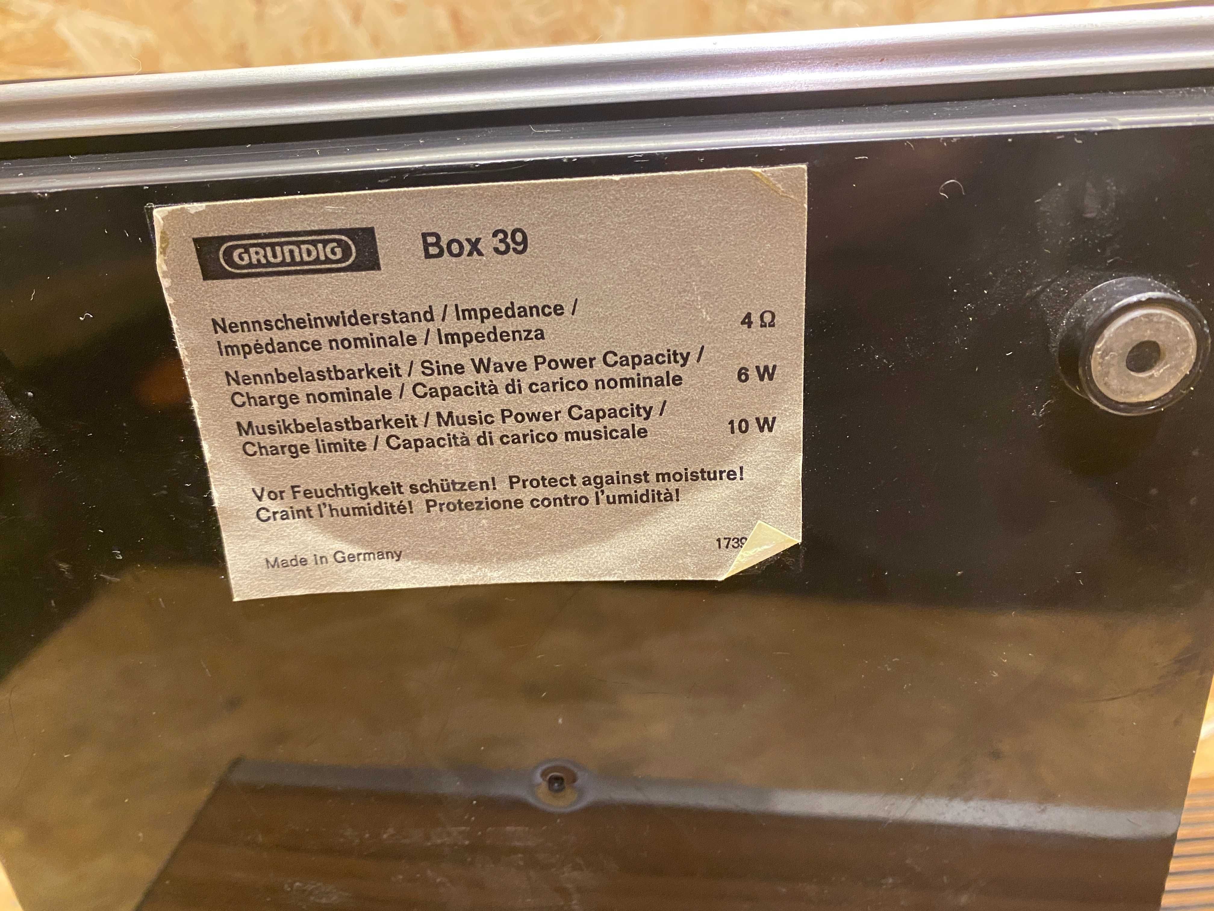 Radio Amplituner Grundig RTV 700 Z kolumnami (film pokazowy)
